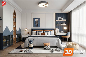 Children Room Scenes Skp FIles 